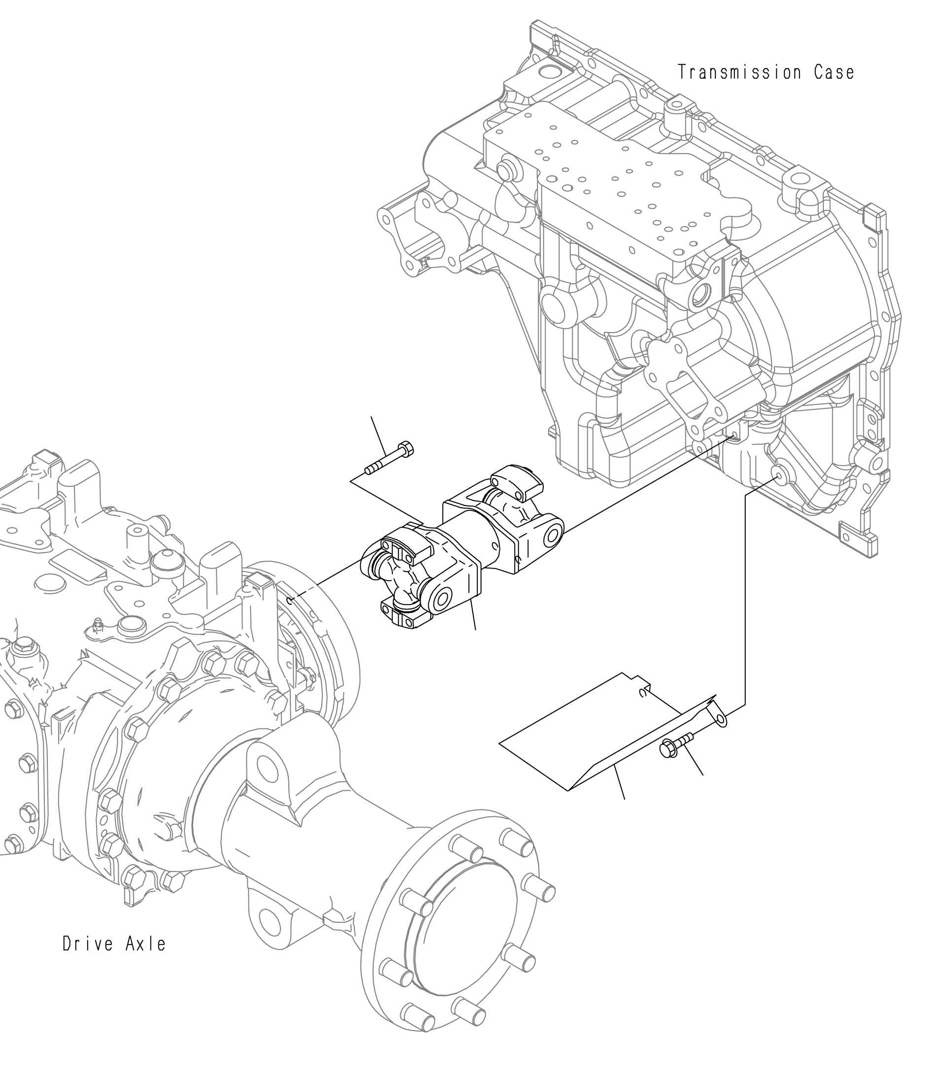 Карданный вал 3EC-20-51210 KOMATSU