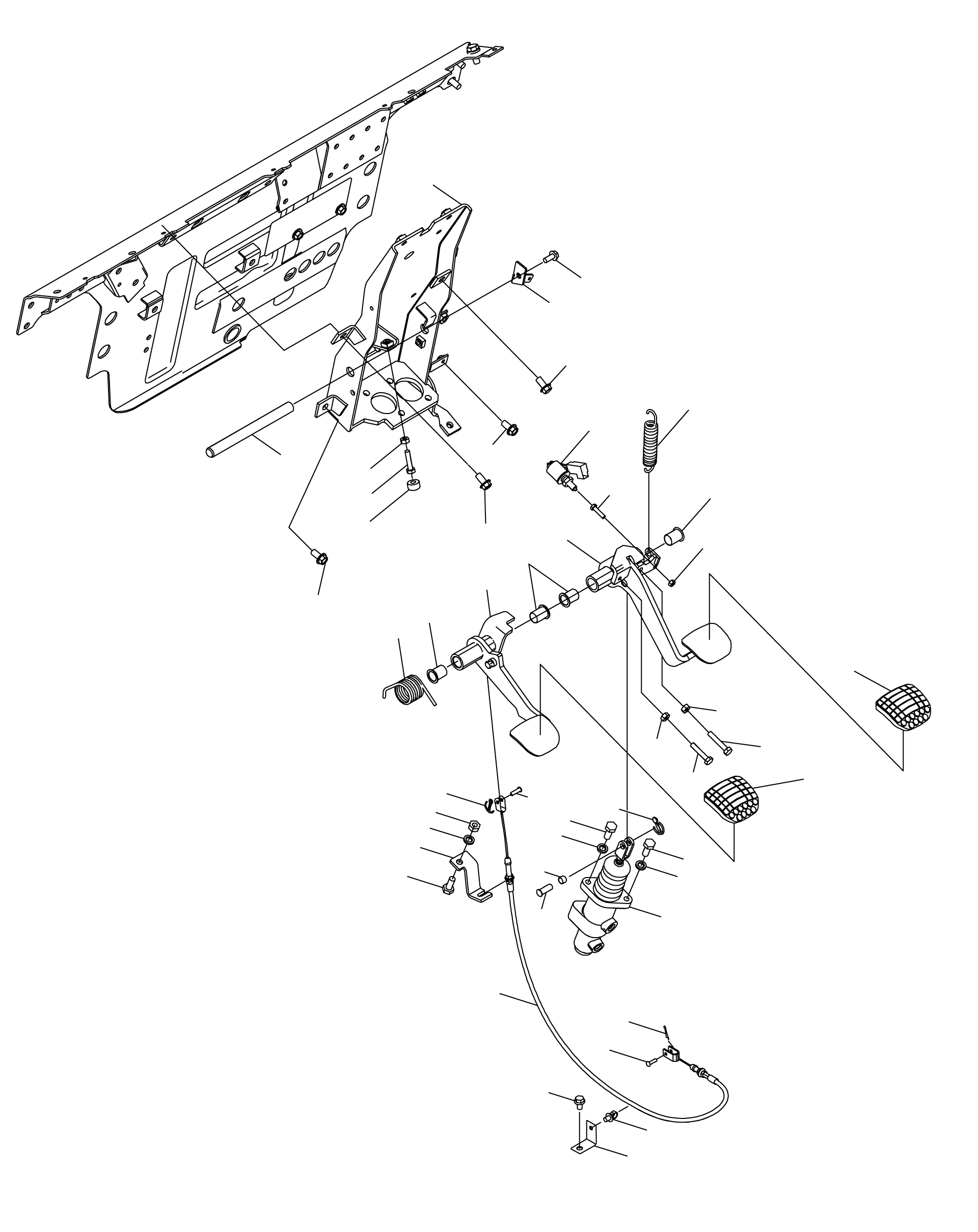 PEDAL, BRAKE 3EC-36-51110UN KOMATSU