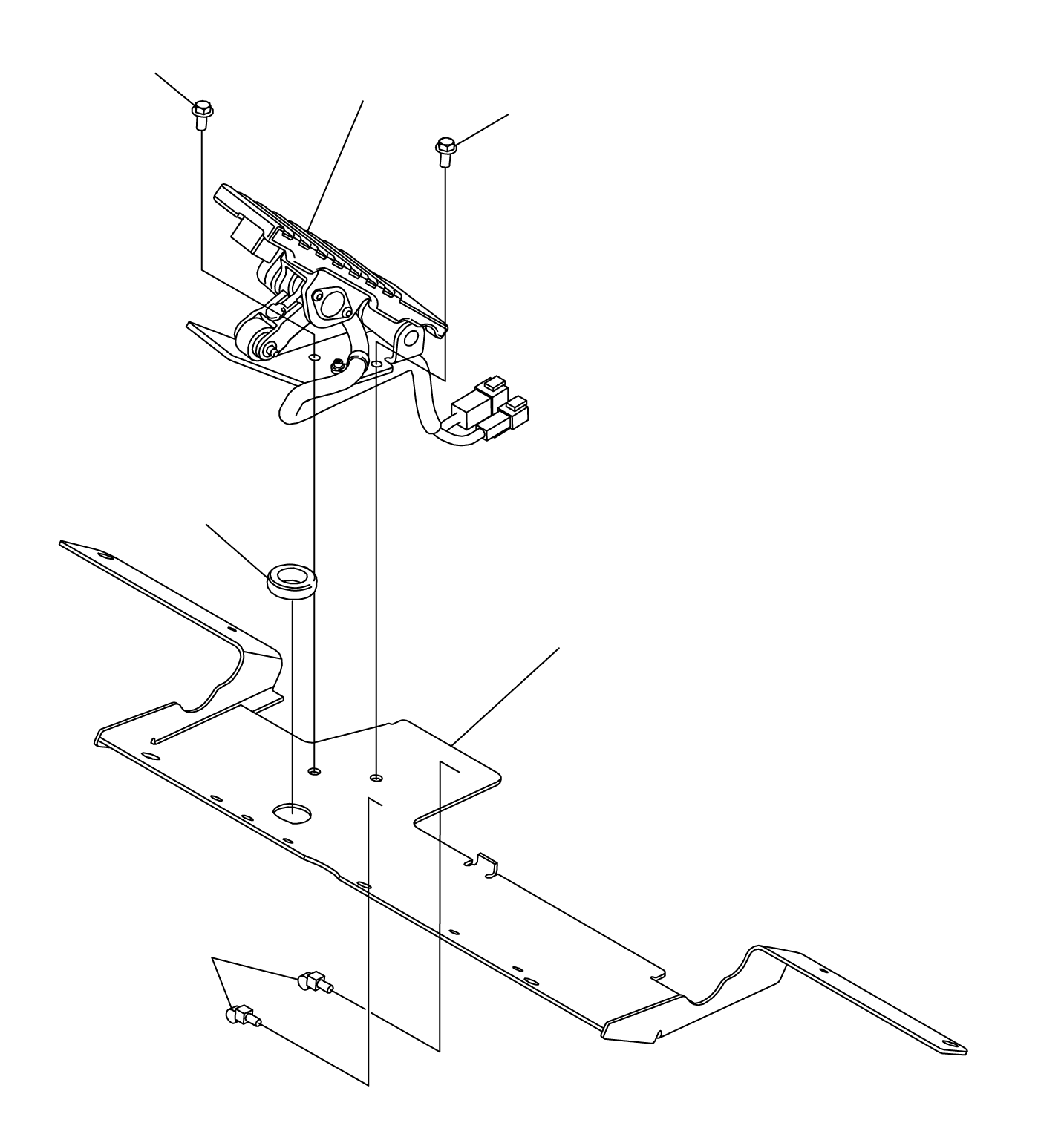 PEDAL ASSY 702-16-07042 KOMATSU
