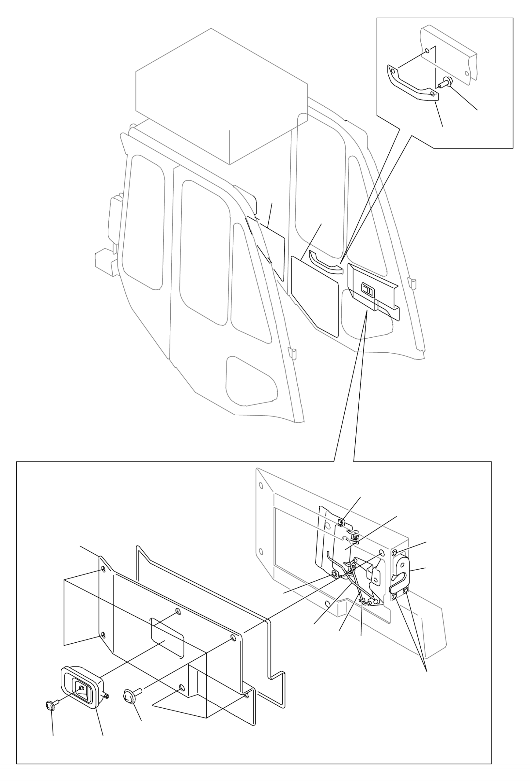 COVER ASSY, L.H. NYNKF00384 KOMATSU