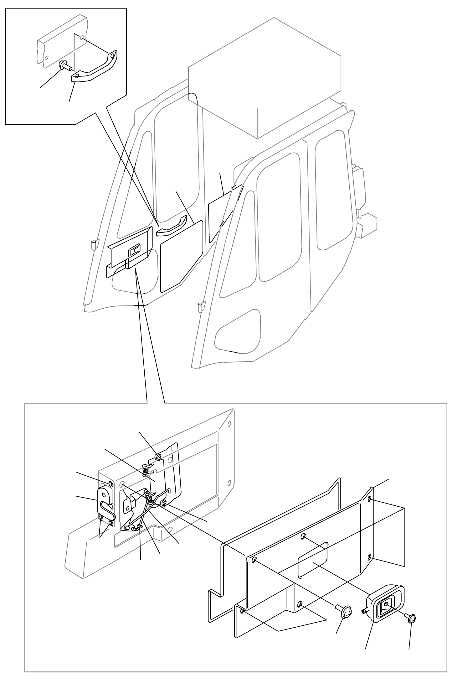 COVER ASSY, R.H. NYNKF07425 KOMATSU