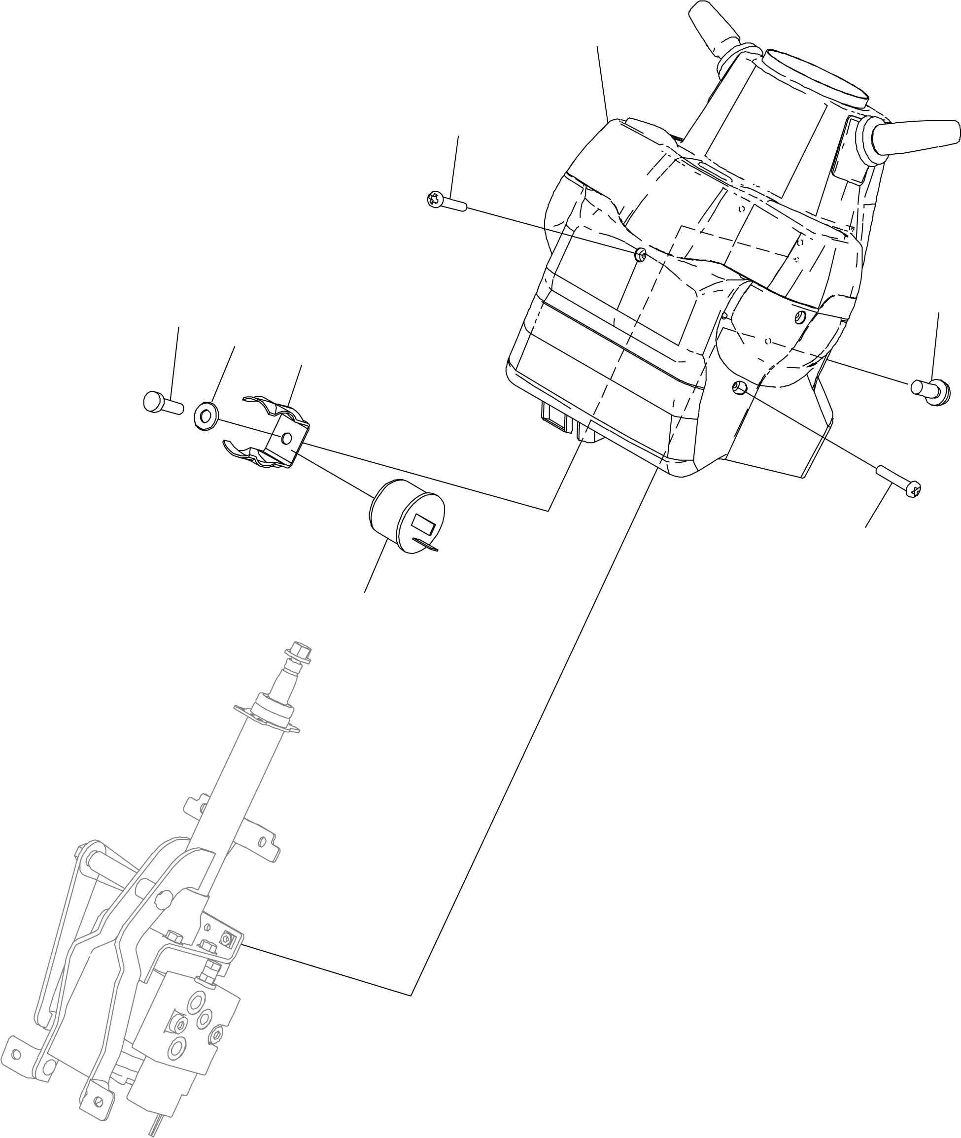 SCREW (3.5T-4.0T) 3EB-55-54310 KOMATSU