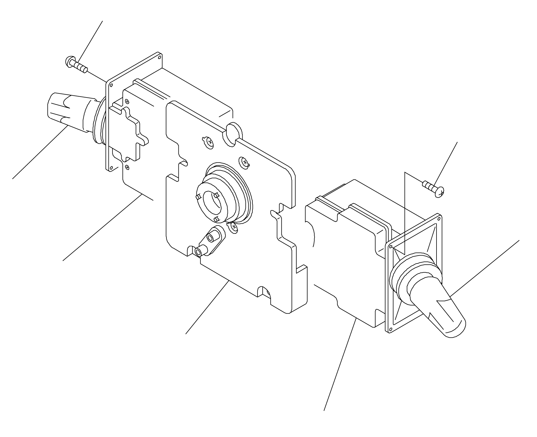 SWITCH ASSY, FORWARD AND REVERSE 3EC-56-A7110 KOMATSU