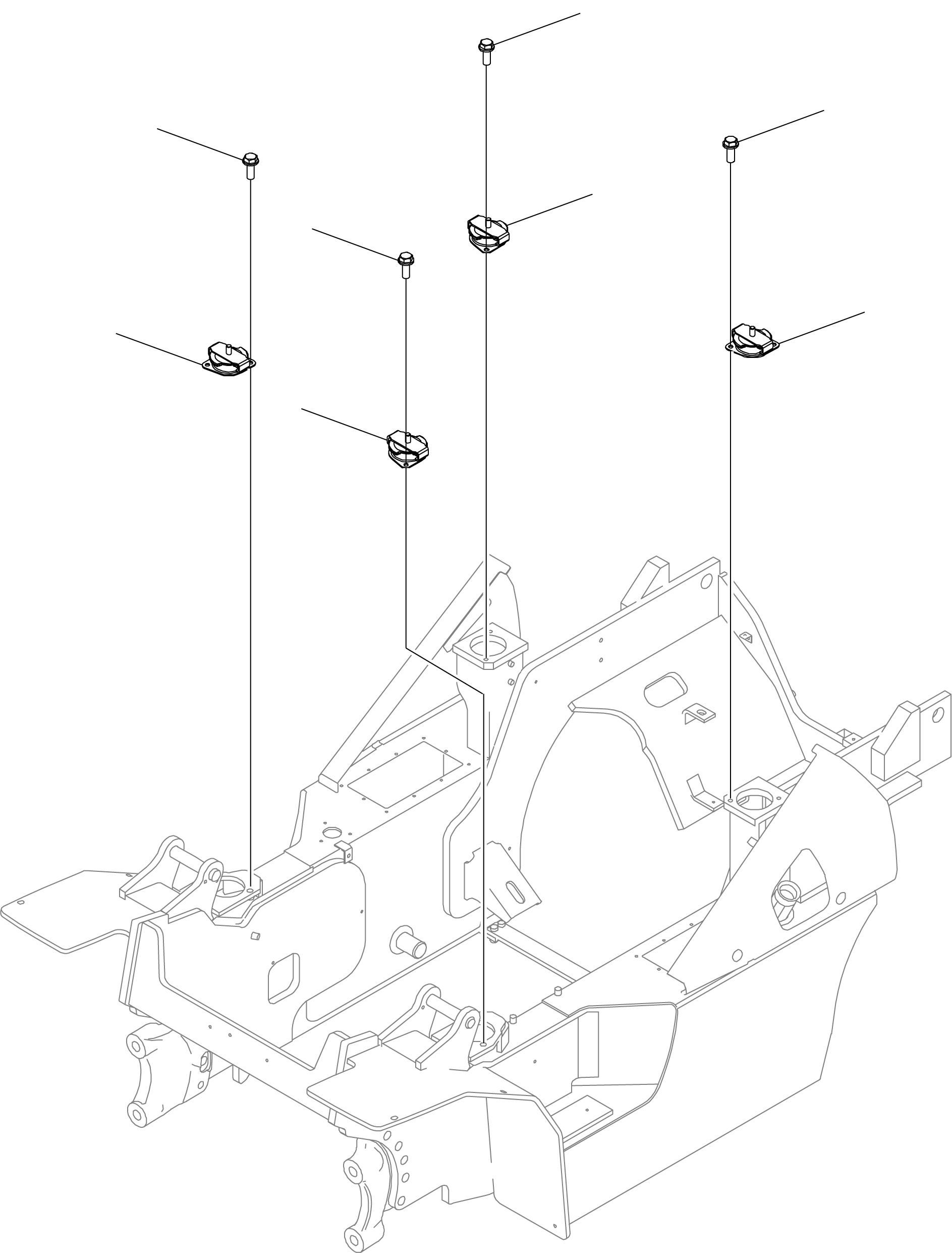 Амортизирующая подушка 3EB-51-42220 KOMATSU