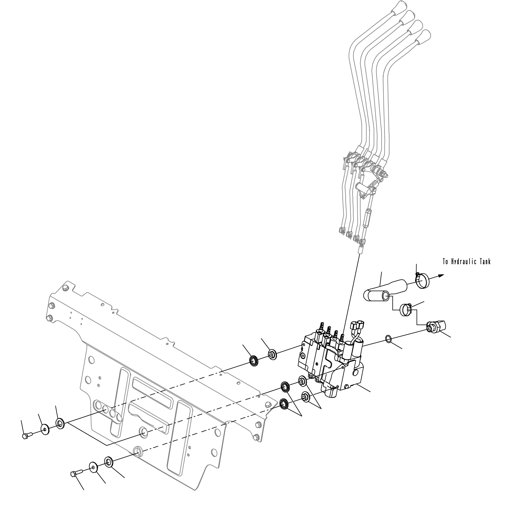 CONTROL VALVE (3.5T-4.0T) (4 PR) 723-84-30202 KOMATSU