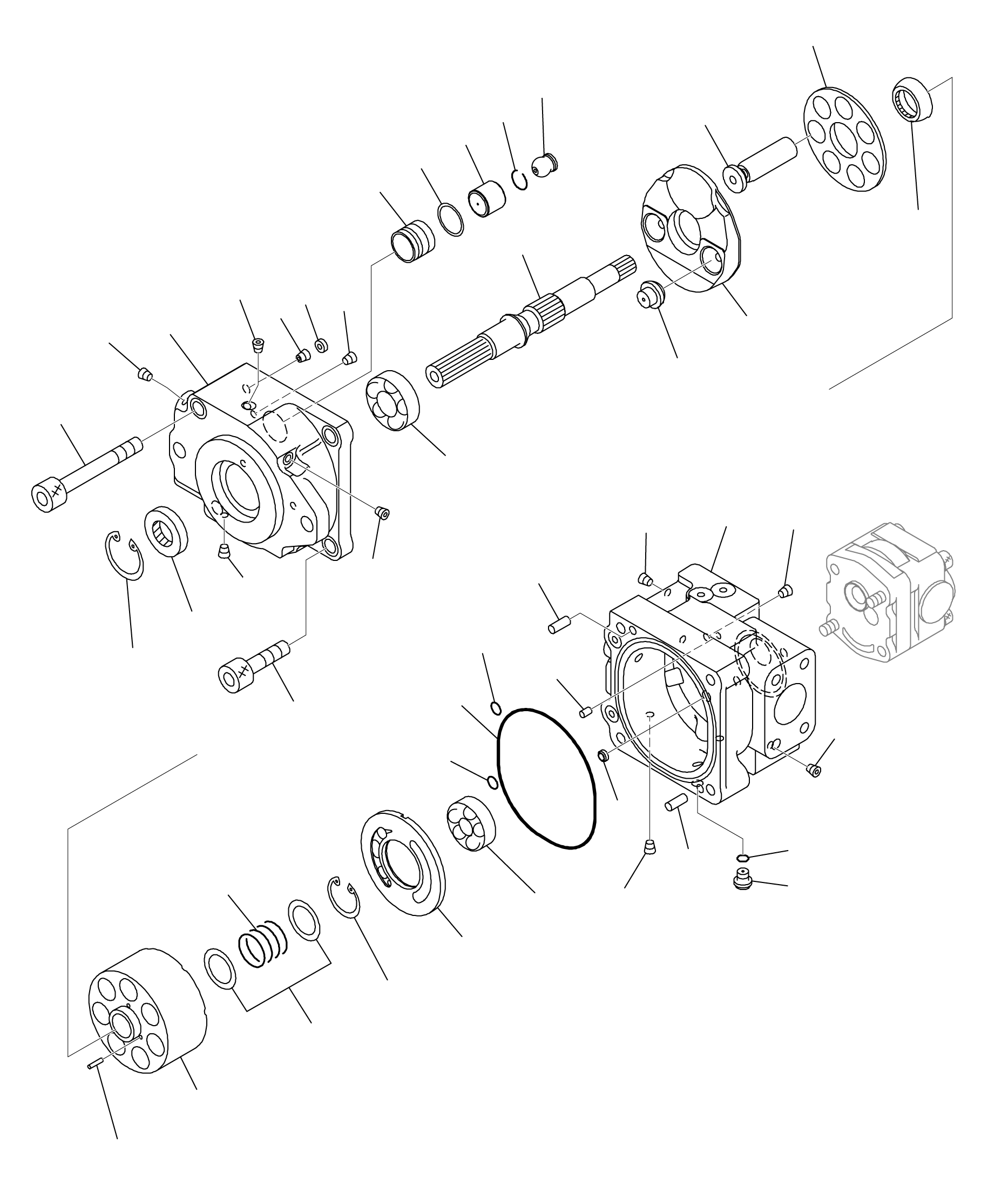 PUMP SUB ASSY 708-1T-01711 KOMATSU