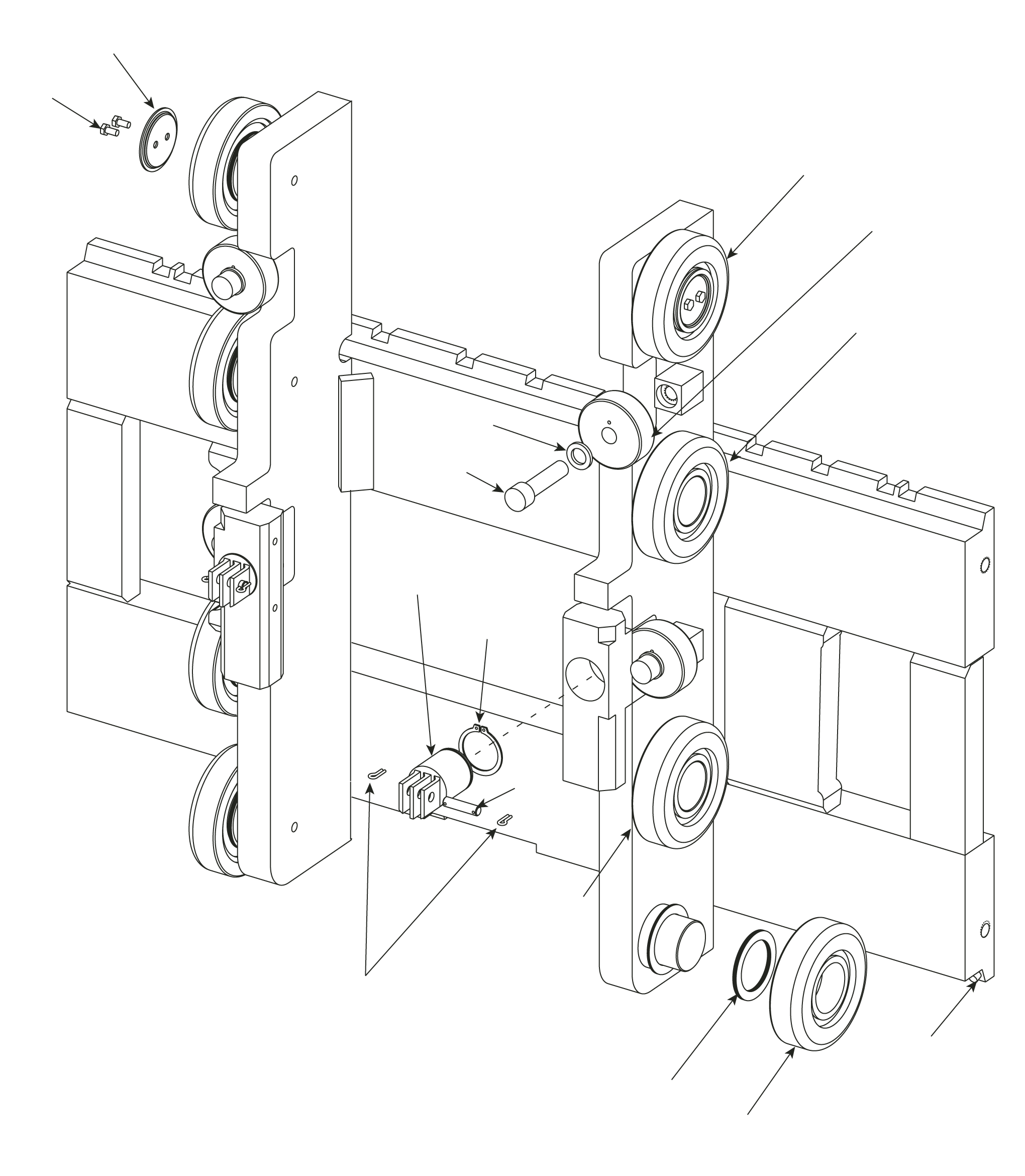 47 IN. CLASS 4 CARRIAGE, 8 IN. UNDERCLEARANCE CC251562 KOMATSU