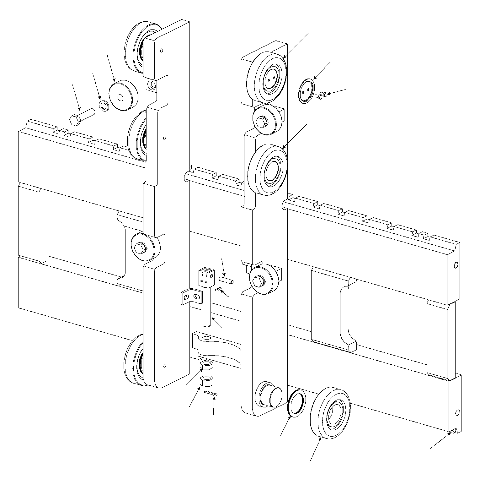 47 IN. CARRIAGE (CUSHION) CC251818 KOMATSU