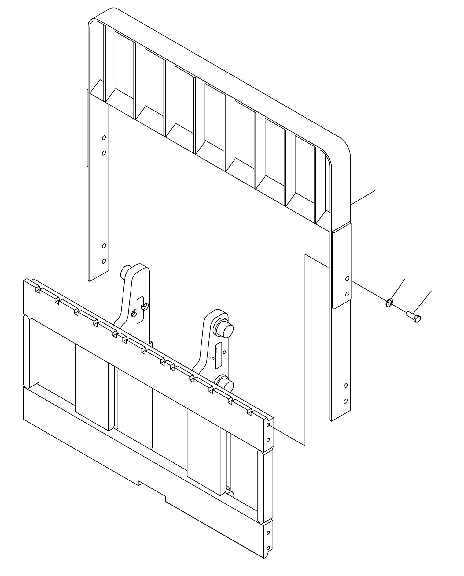 GUARD, H=50 IN. (1280MM) 37C-7D4-5030UE KOMATSU