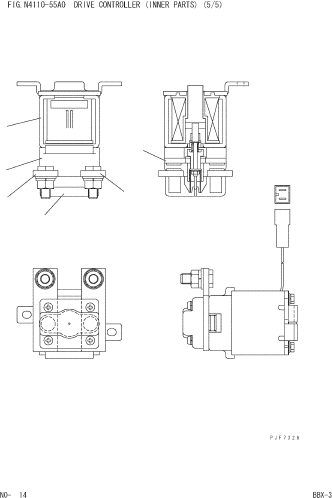 BASE MOULD FBCP30-201B KOMATSU