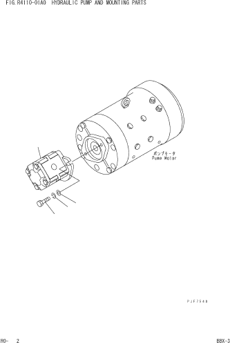 Насос 3BB-60-41111 KOMATSU