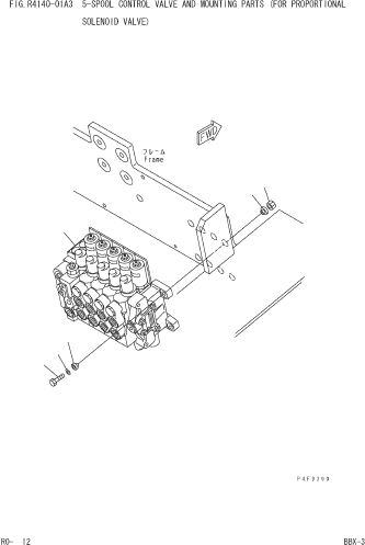 CONTROL VALVE (5CV) 3BA-61-51512 KOMATSU