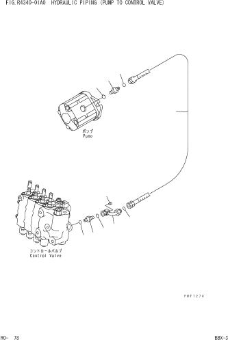 Ниппель 3EB-66-41250 KOMATSU