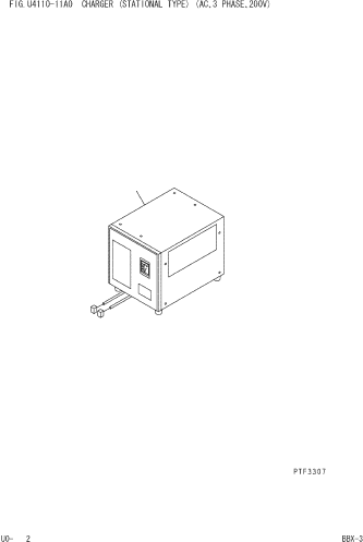 CHARGER (48V 560AH-730AH) 3RA-90-64610 KOMATSU