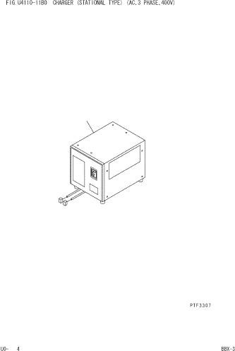 CHARGER ASSY (48V 440AH-560AH) 3BB-90-31211 KOMATSU