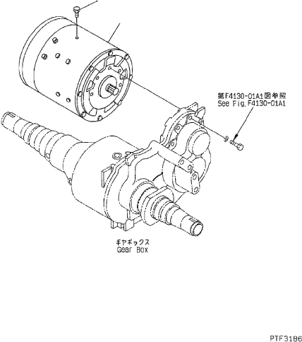 TRACTION MOTOR ASSY 3BB-17-43210 KOMATSU
