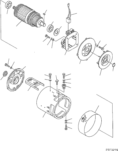 BRACKET, FRONT FBSP-24323 KOMATSU