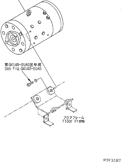 PUMP MOTOR ASSY 3BB-18-41110 KOMATSU