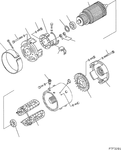 Болт FB0-0080-08602 KOMATSU