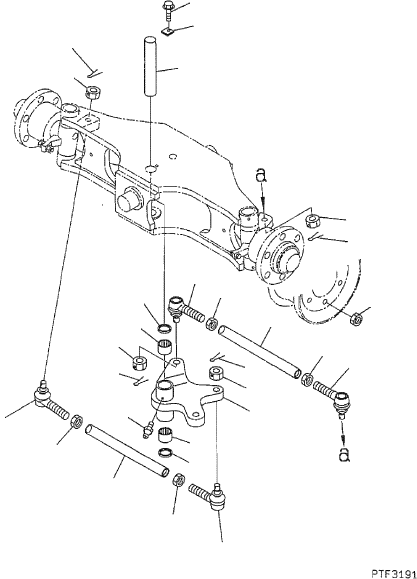 Поперечная тяга 3BB-24-41260SA KOMATSU