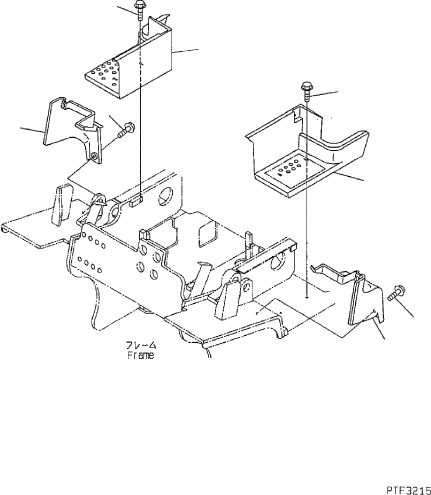 STEP, L.H. 3BA-50-52411 KOMATSU