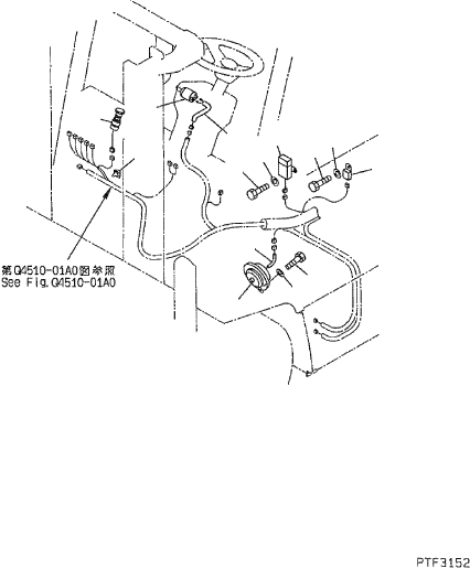 STOP BUTTON 3BA-55-51810 KOMATSU