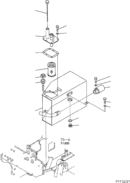 PIPE (EXG) 3BB-66-41160 KOMATSU