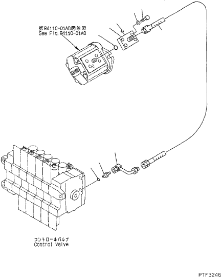 Шланг 37B-1FC-2050 KOMATSU