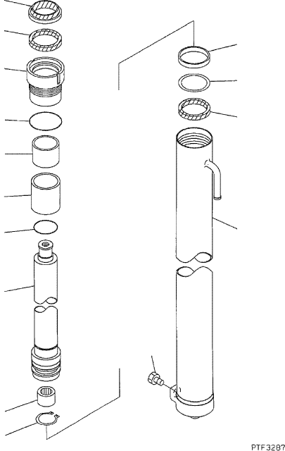CYLINDER TUBE KBB6527-24701 KOMATSU
