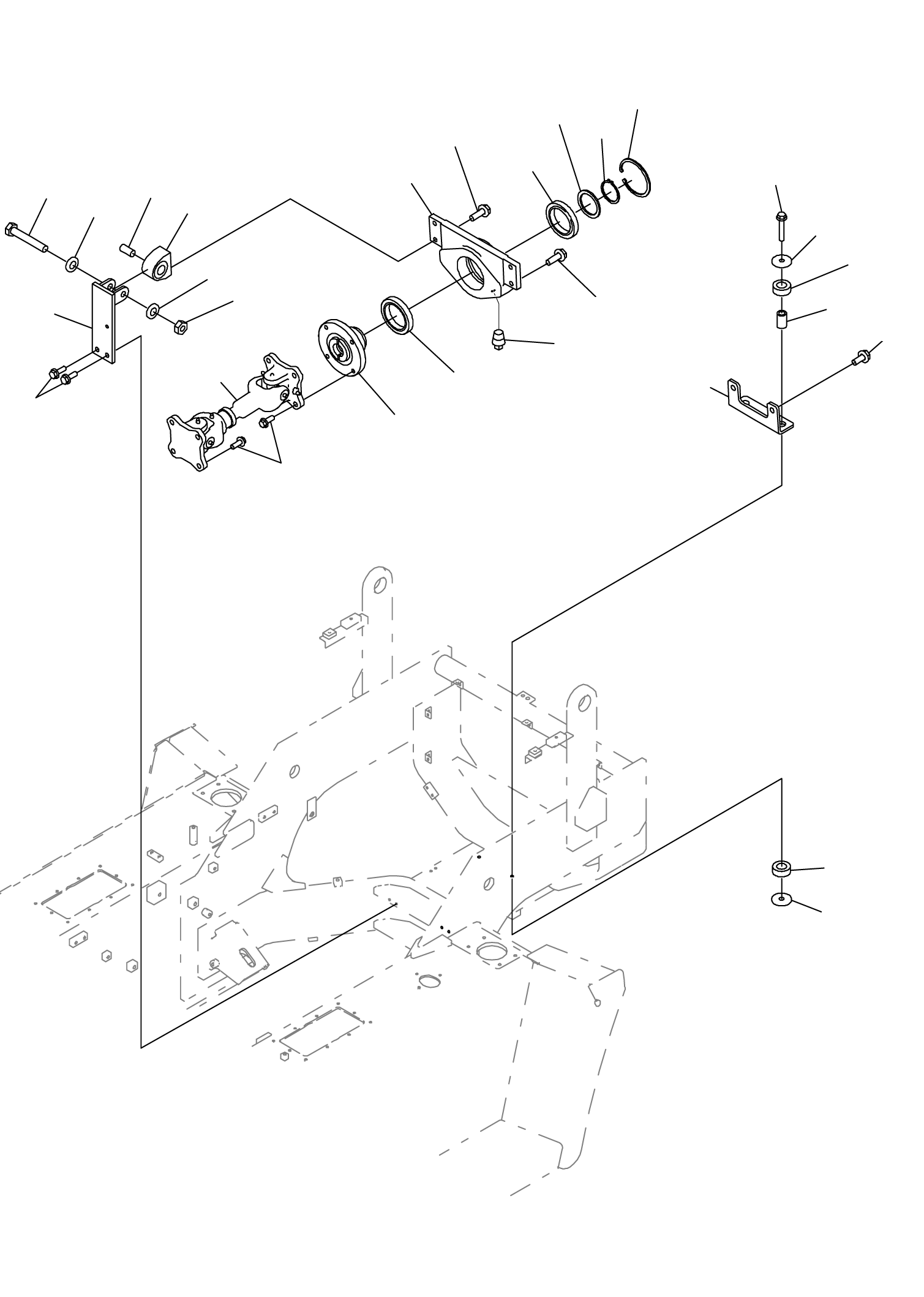 DRIVE SHAFT ASSY 3FD-02-33210 KOMATSU