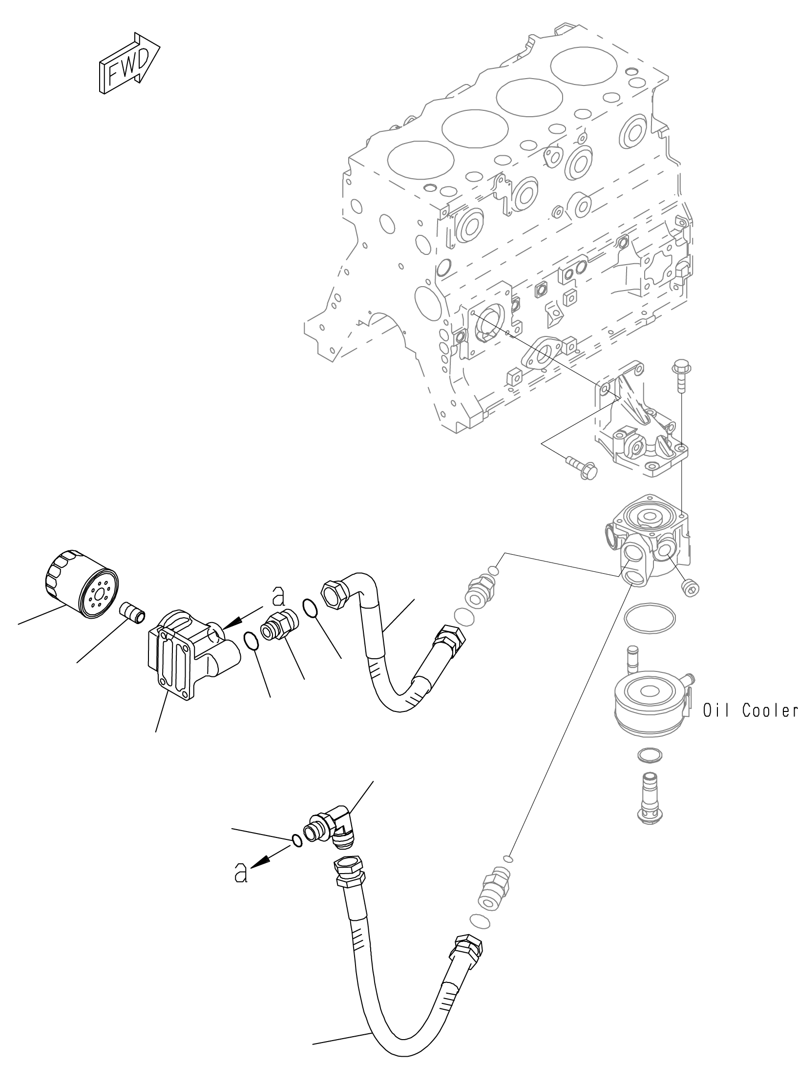 Шланг 07102-206A4 KOMATSU