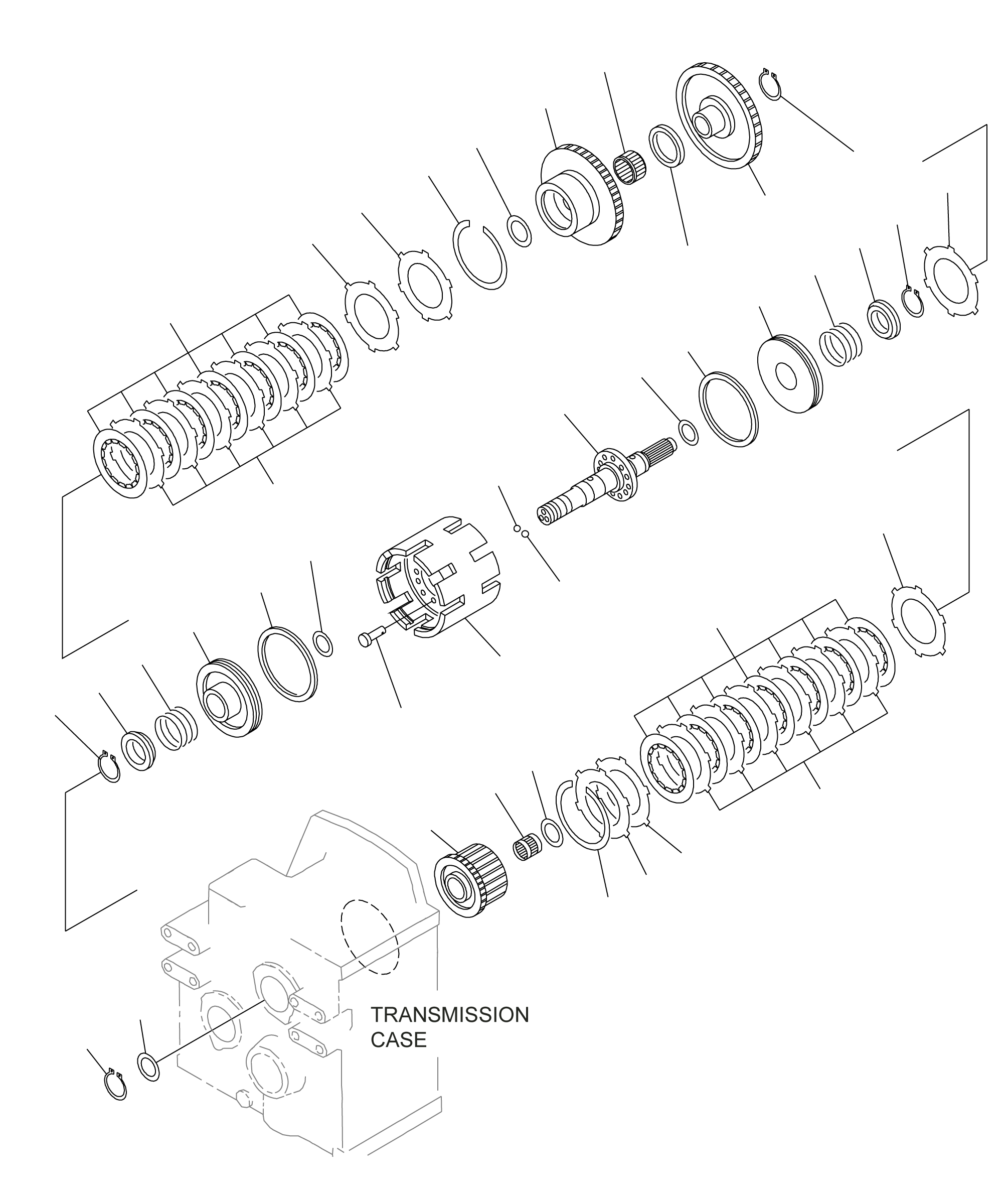 SHAFT ASSY 3FD-15-31200 KOMATSU