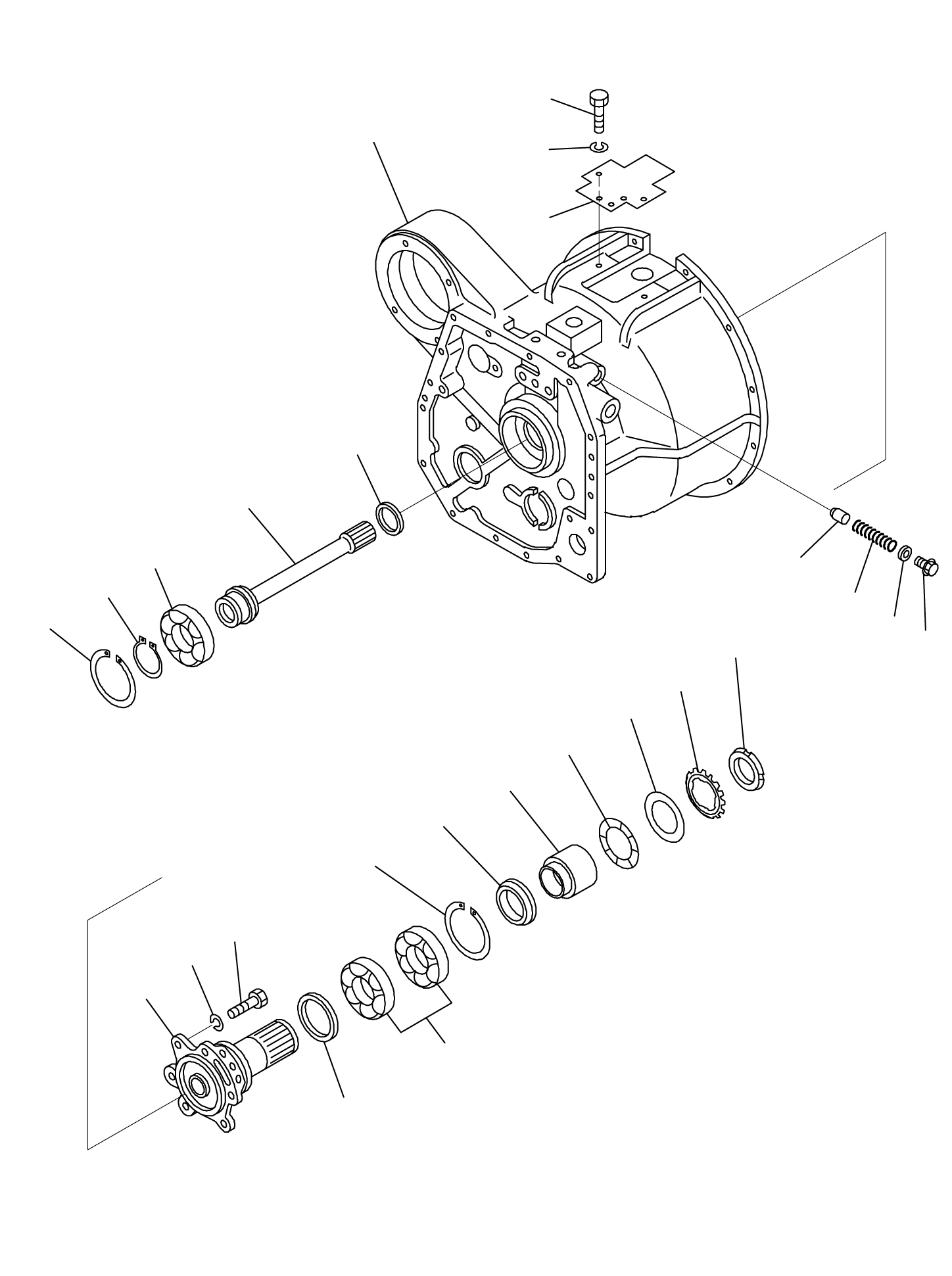 Корпус OK640413D KOMATSU