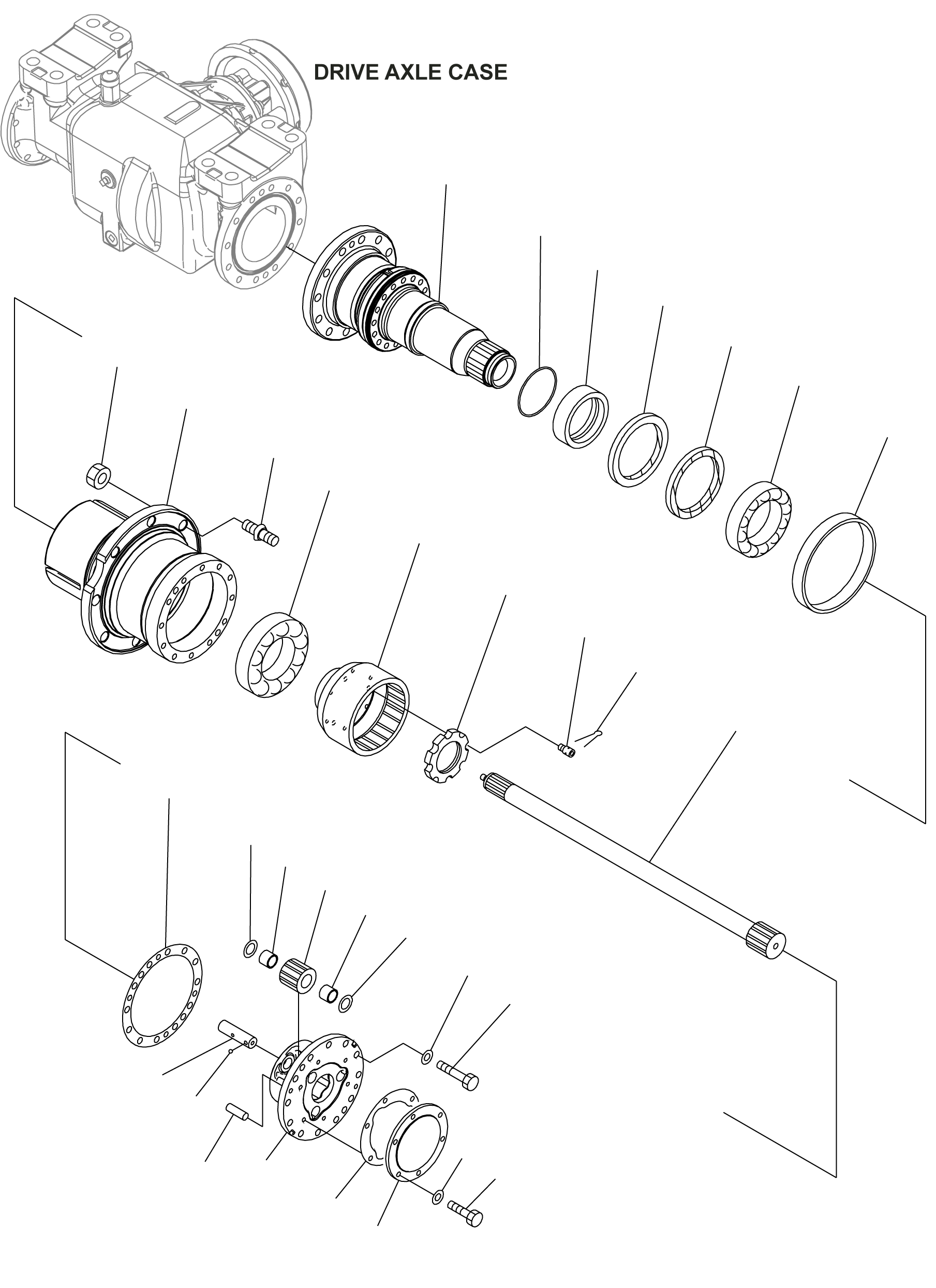 SEAL KIT, FRONT HUB 3FD-21-05070 KOMATSU