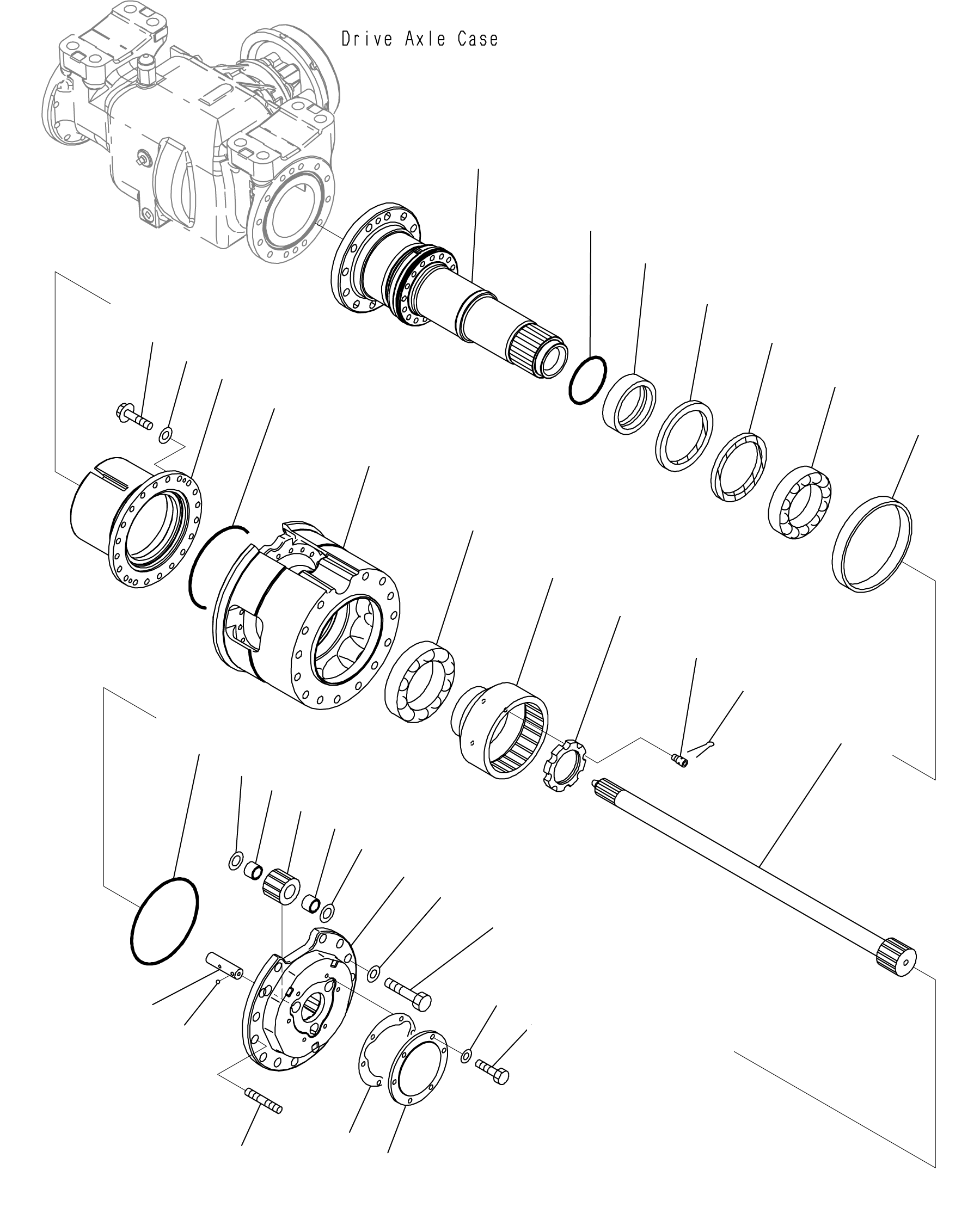 DRIVE AXLE ASSY 3FD-21-33705 KOMATSU