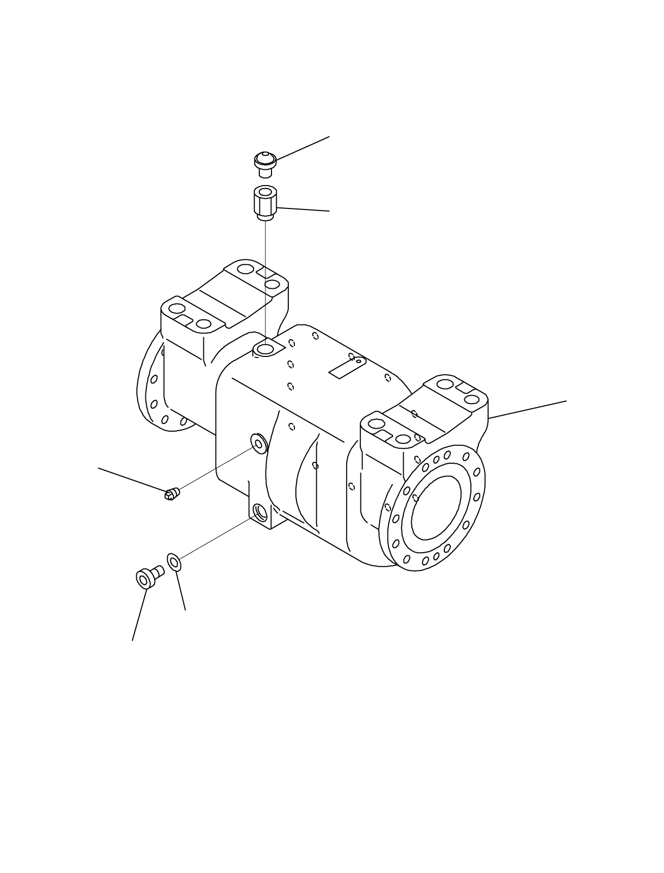 Корпус 3FD-21-22111 KOMATSU