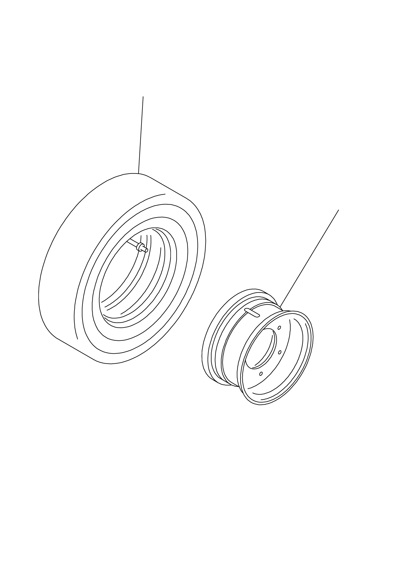 TIRE ASSY 37D-1GF-2540 KOMATSU