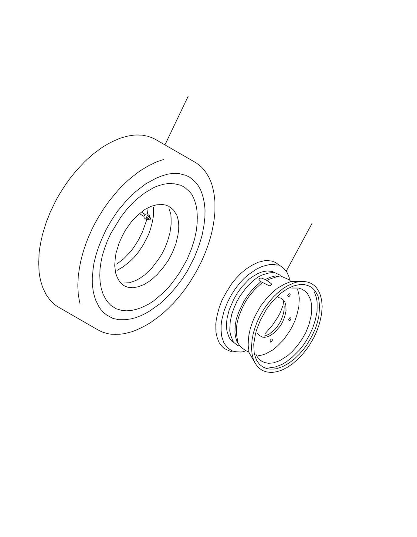 TIRE ASSY 37C-1GD-3170 KOMATSU