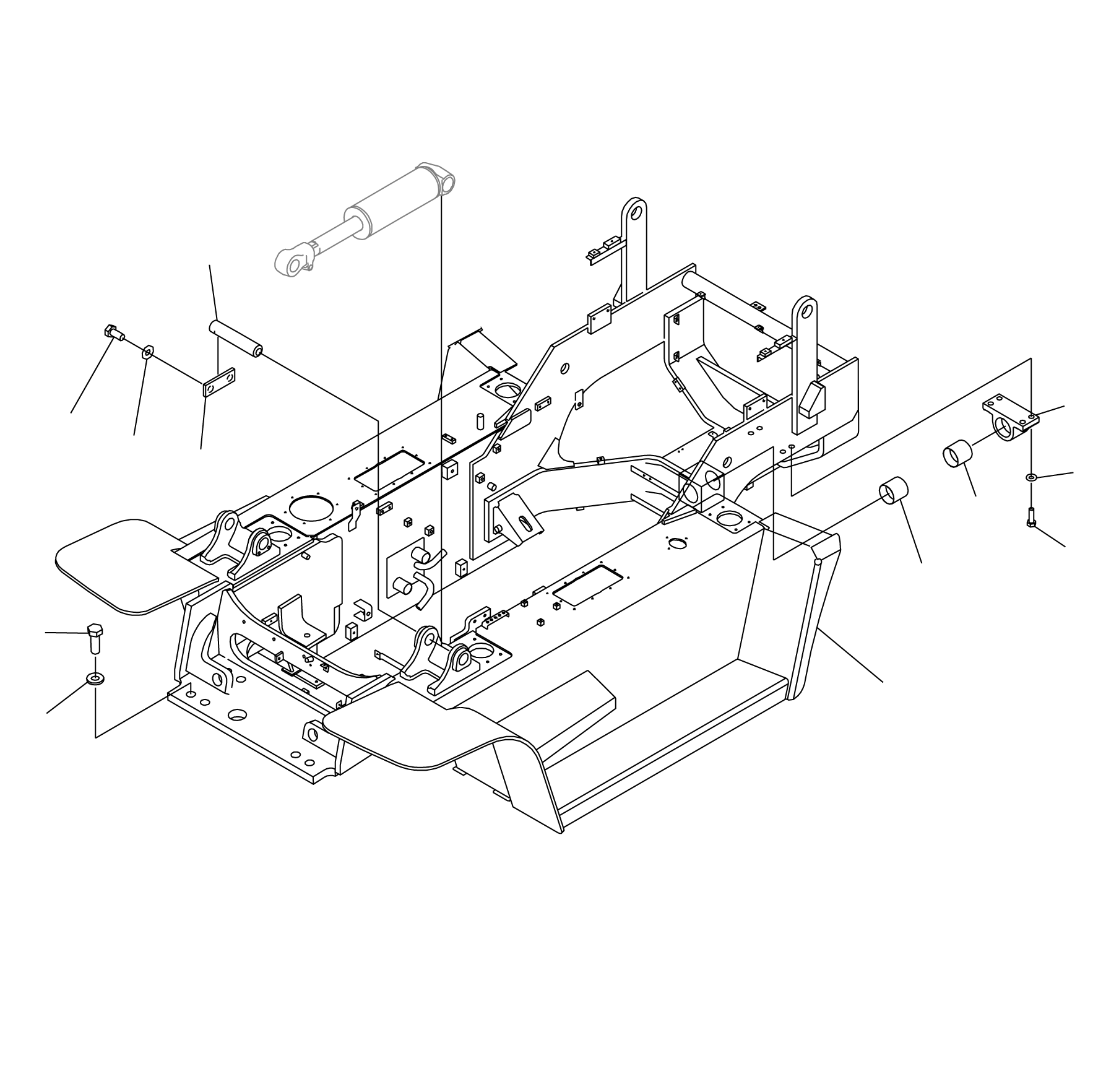Палец 3FD-41-21383 KOMATSU
