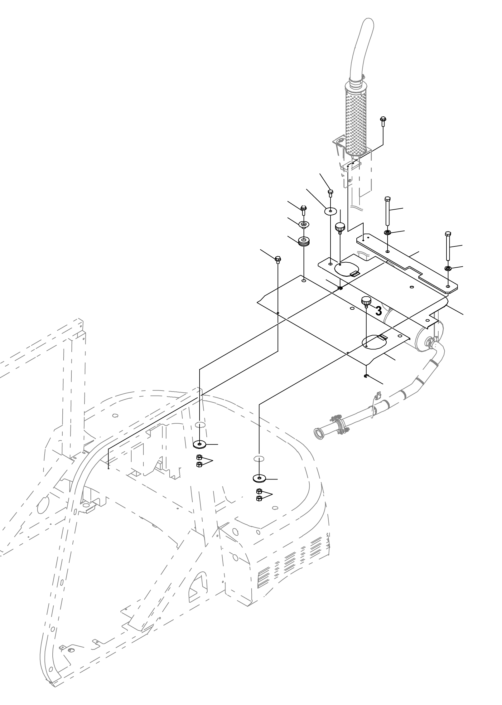 Болт 3FD-42-14280 KOMATSU