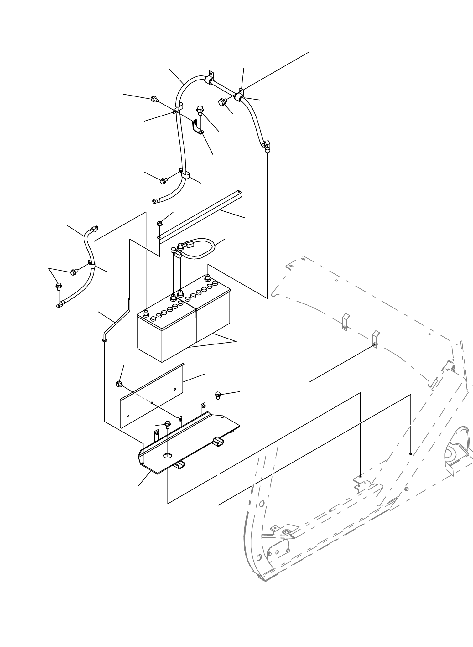 Кабель 3FD-55-34150 KOMATSU