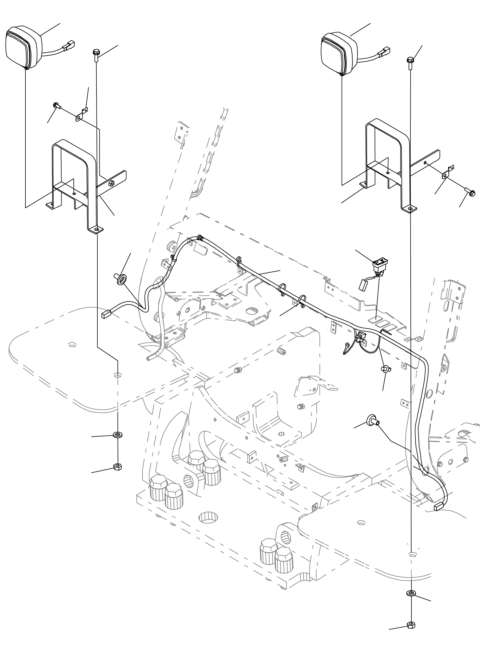 Жгут проводов 3FD-55-36510 KOMATSU