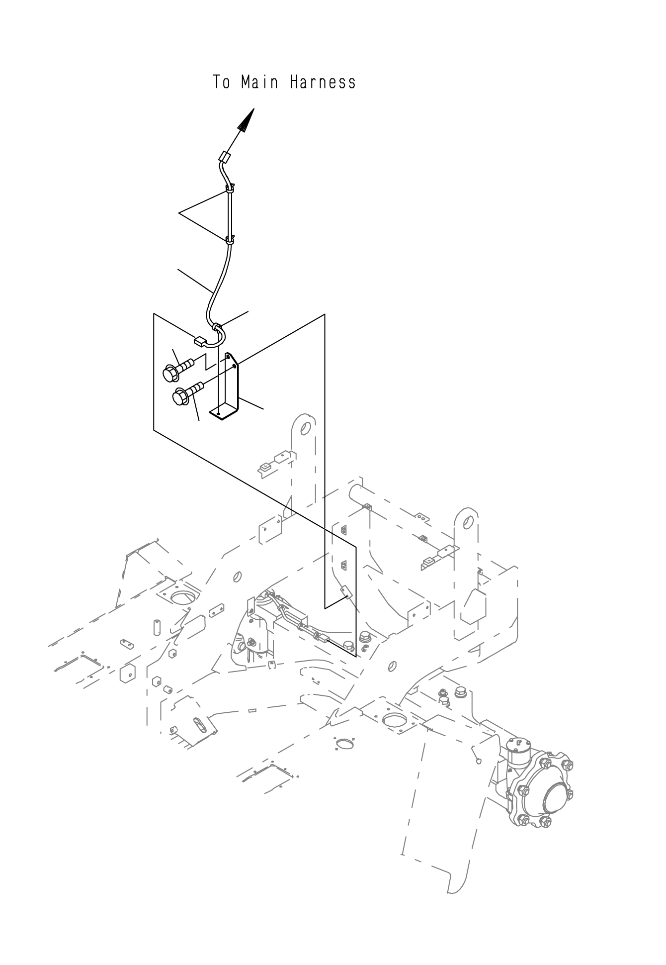 Жгут проводов 3FD-55-31320 KOMATSU