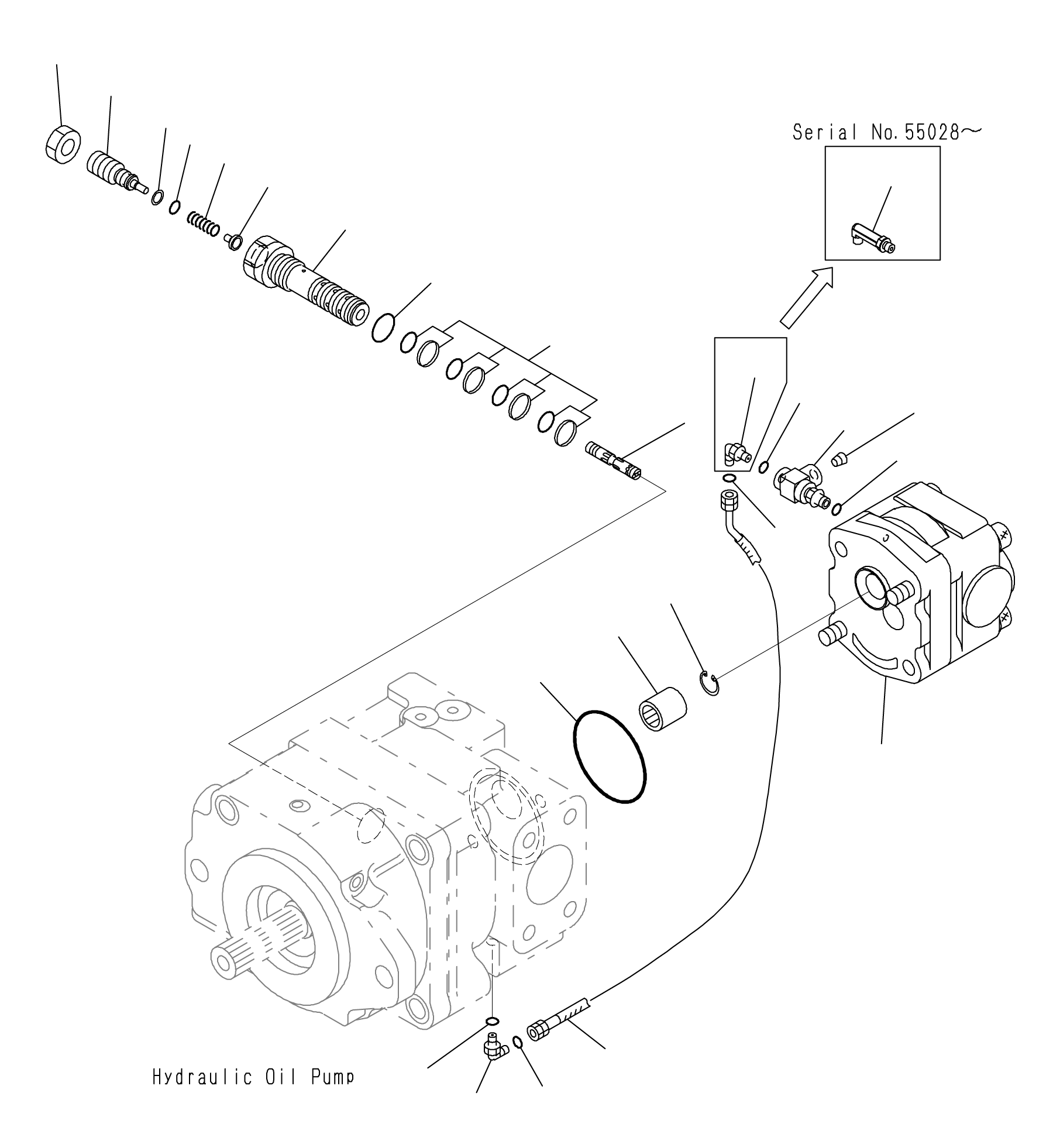 VALVE ASSY, LS 708-1T-03410 KOMATSU