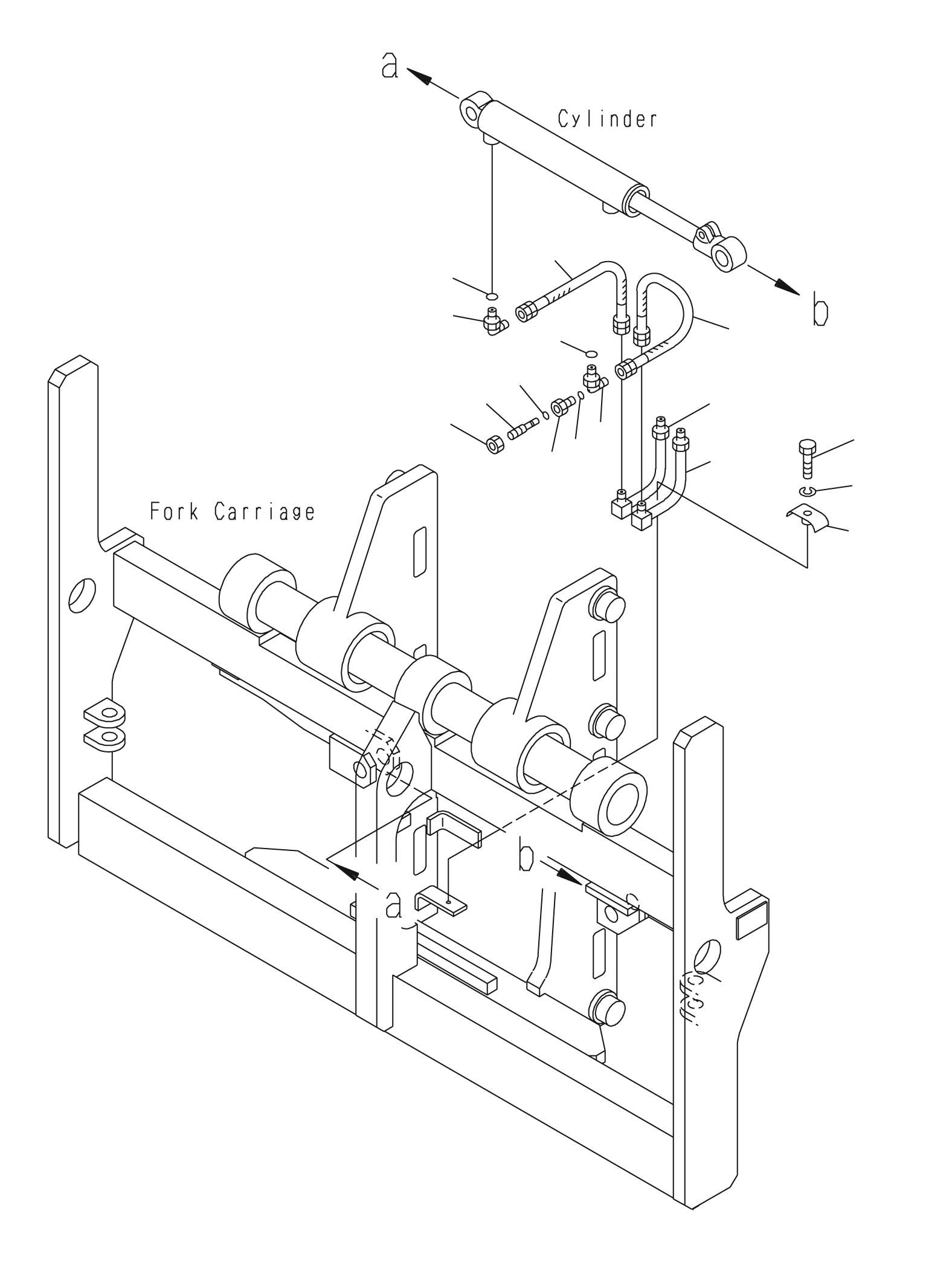 PIPE (FOR 6.0 TON AND 7.0 TON) 45D-3FS-2310SG KOMATSU
