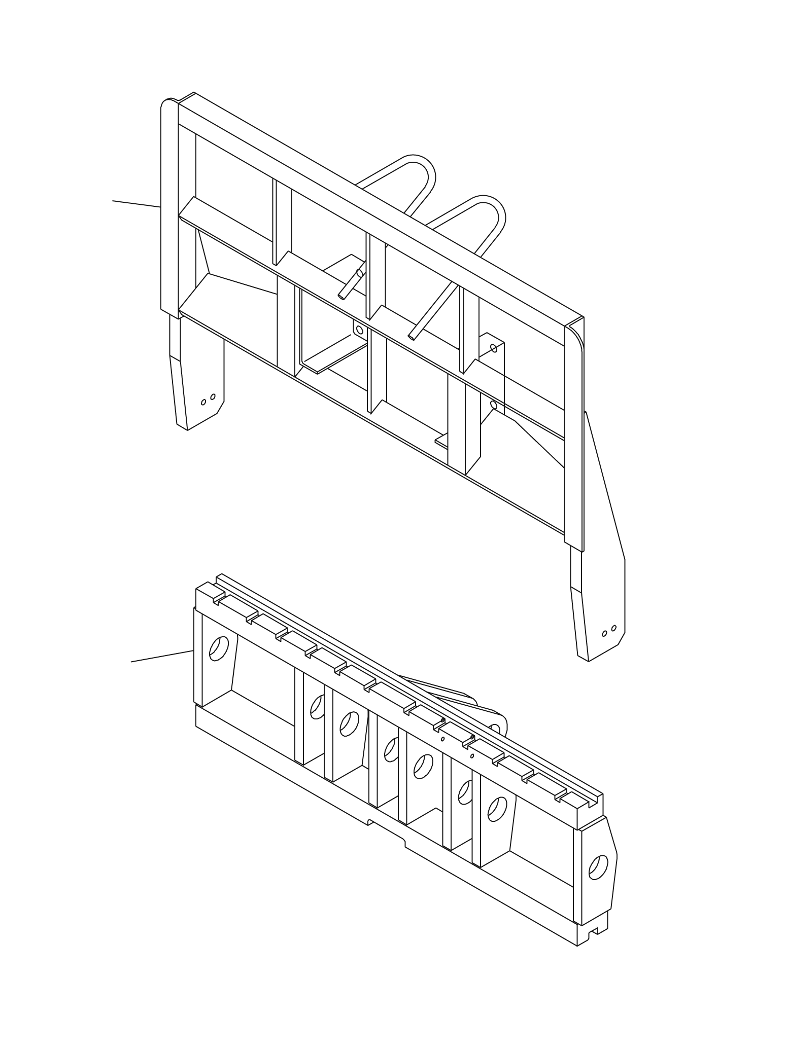 FINGER BAR (FOR 7.0 TON) (W=1800) 37D-ZBH-2011SG KOMATSU