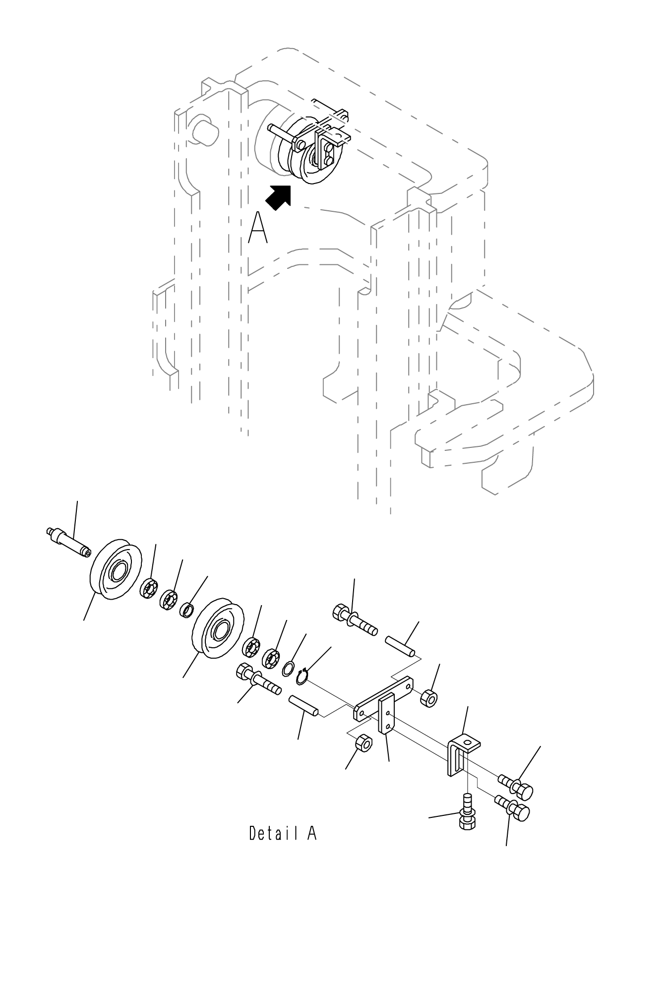 Упорное кольцо 45D-3MA-2120SG KOMATSU