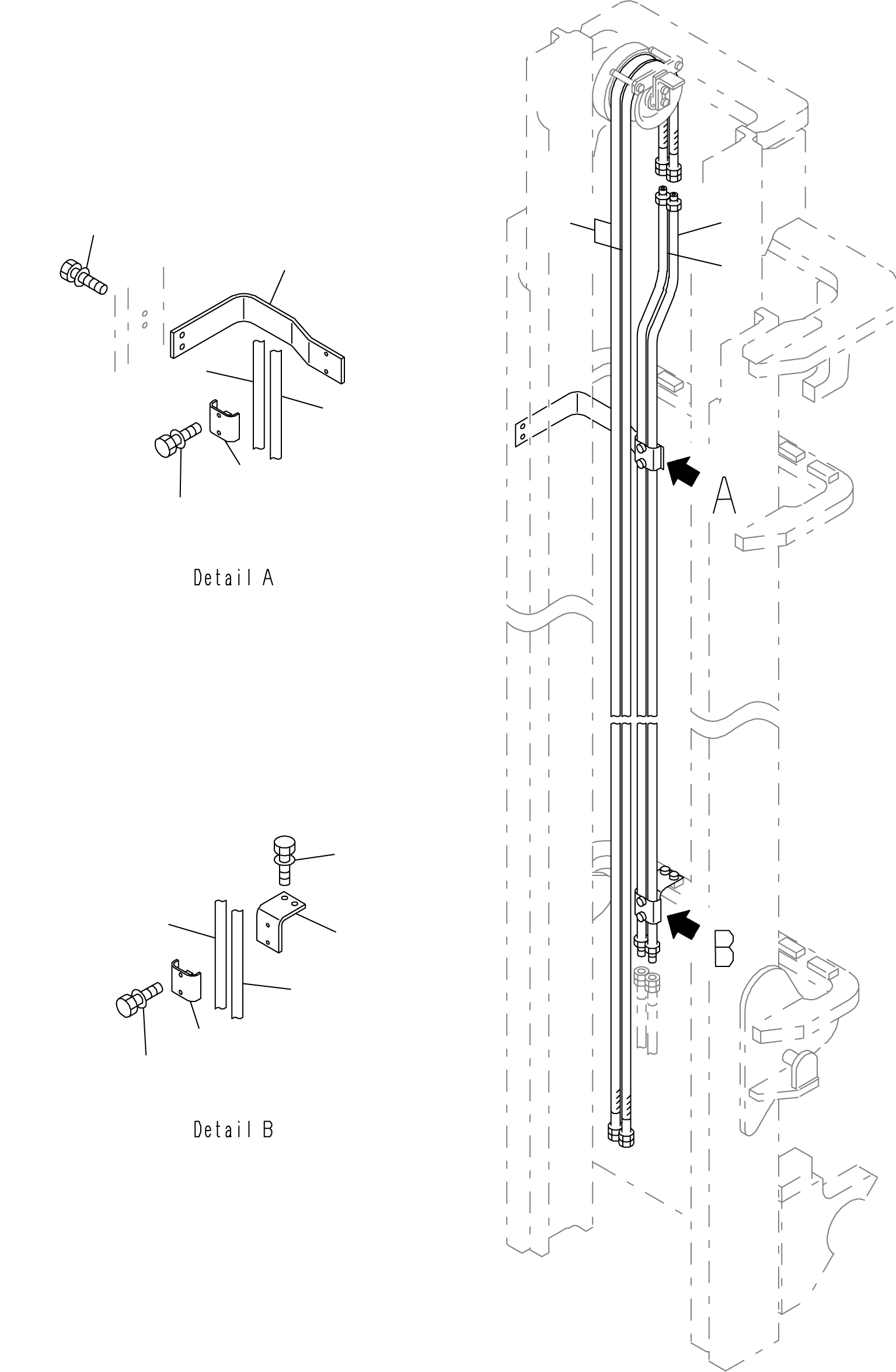 PIPE (3.0M, 3.3M) 37D-UBA-6010SG KOMATSU