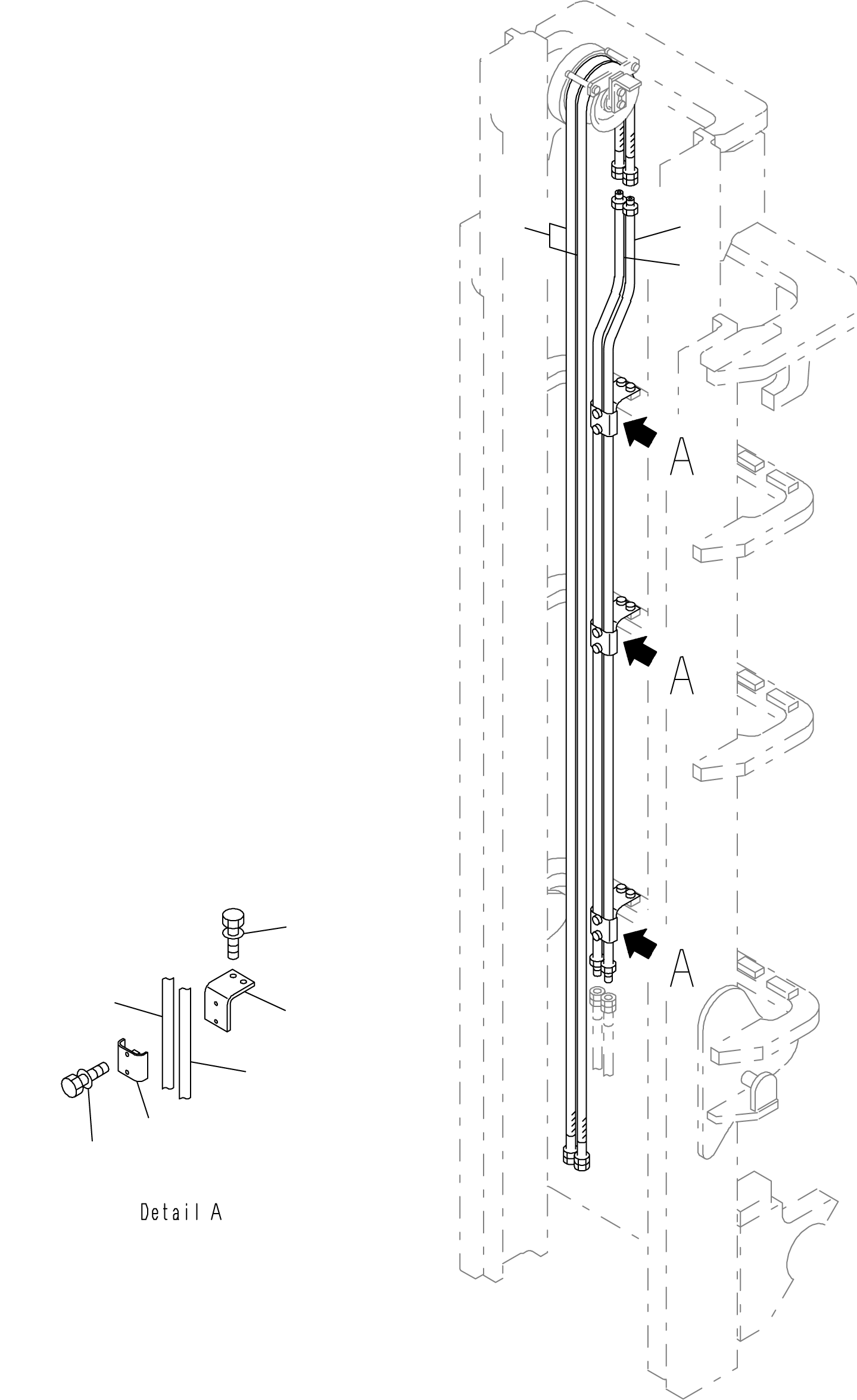 HOSE (5.0M) 37B-UAX-1470 KOMATSU