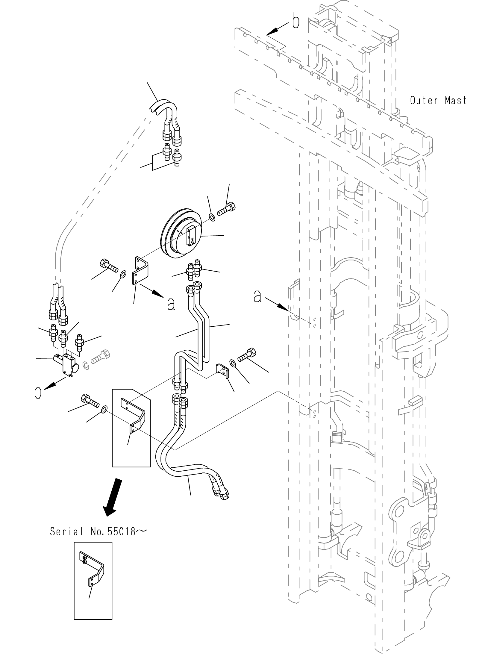 Шланг 07627-004A7 KOMATSU